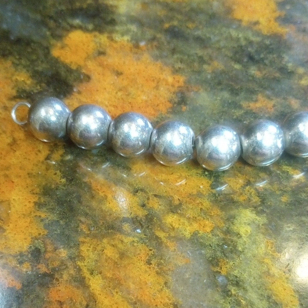 Silpada Classic Sterling Silver Ball Bracelet - Picture 3 of 5